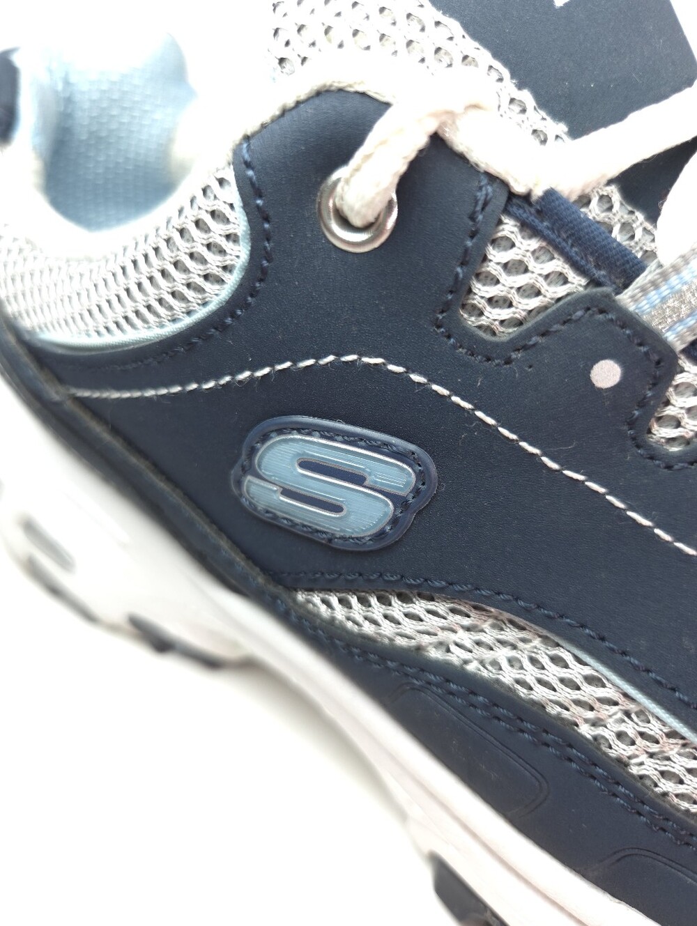 Skechers D’Lites Life Saver Navy & Light Blue Sneakers Sz 9.5 - Picture 8 of 16